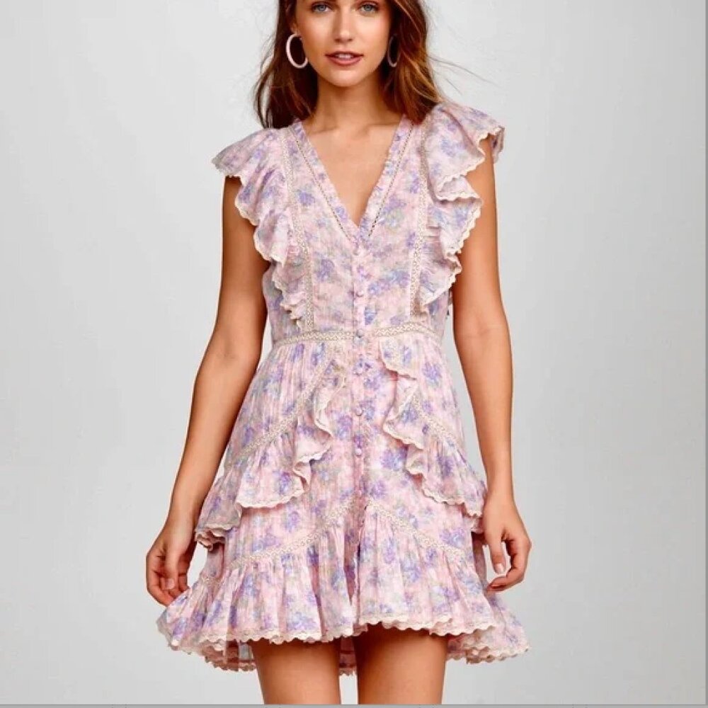 LoveShackFancy India Mini Dress